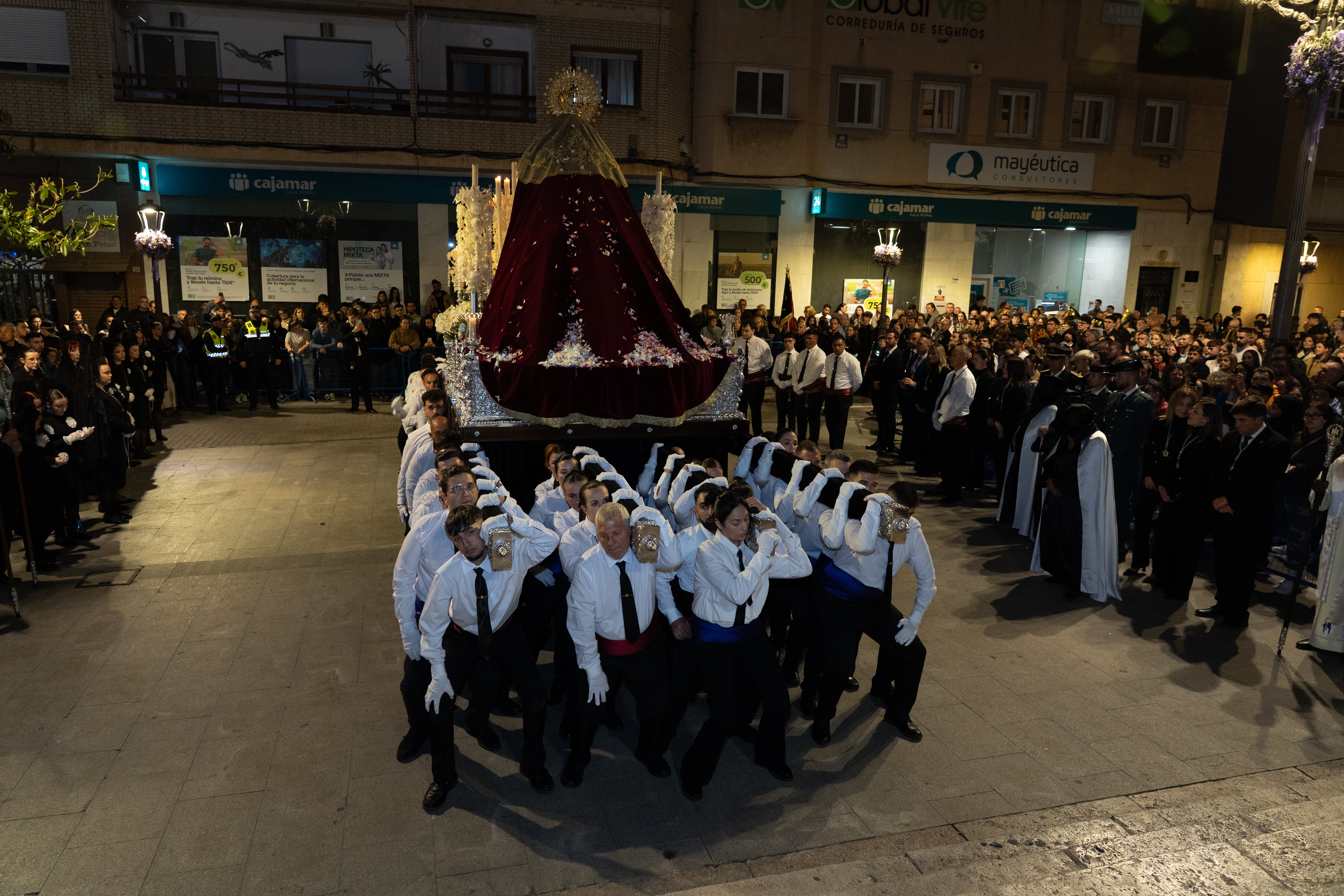Así se vivió la procesión de Nuestra Señora de Los Dolores