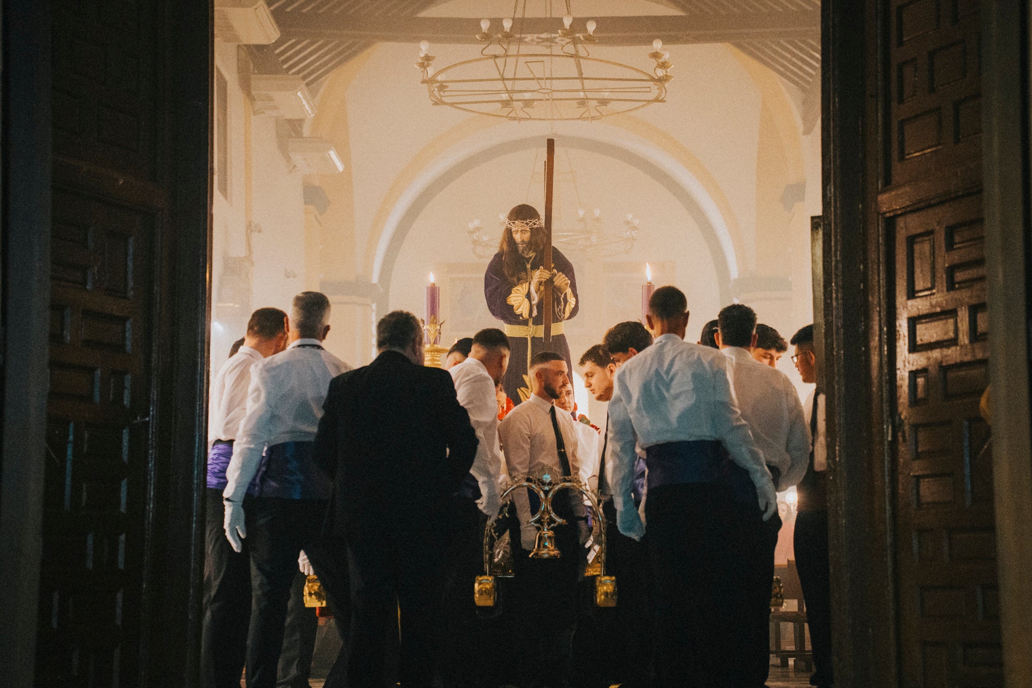 Así se vivió el paso de Nuestro Padre Jesús Nazareno por Roquetas