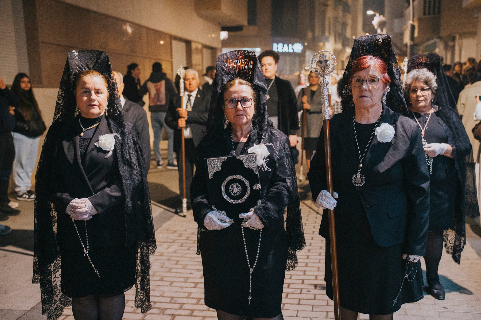 Así se vivió el paso de Nuestro Padre Jesús Nazareno por Roquetas