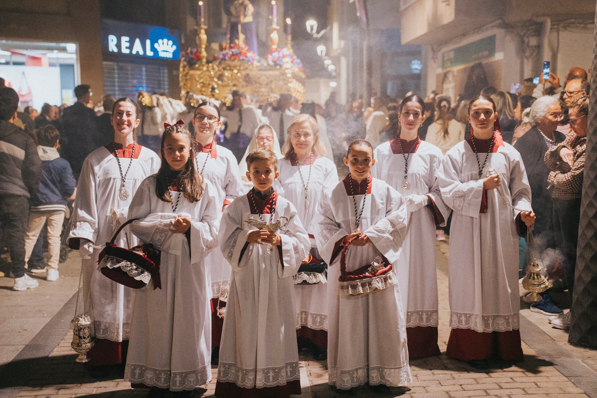 Así se vivió el paso de Nuestro Padre Jesús Nazareno por Roquetas