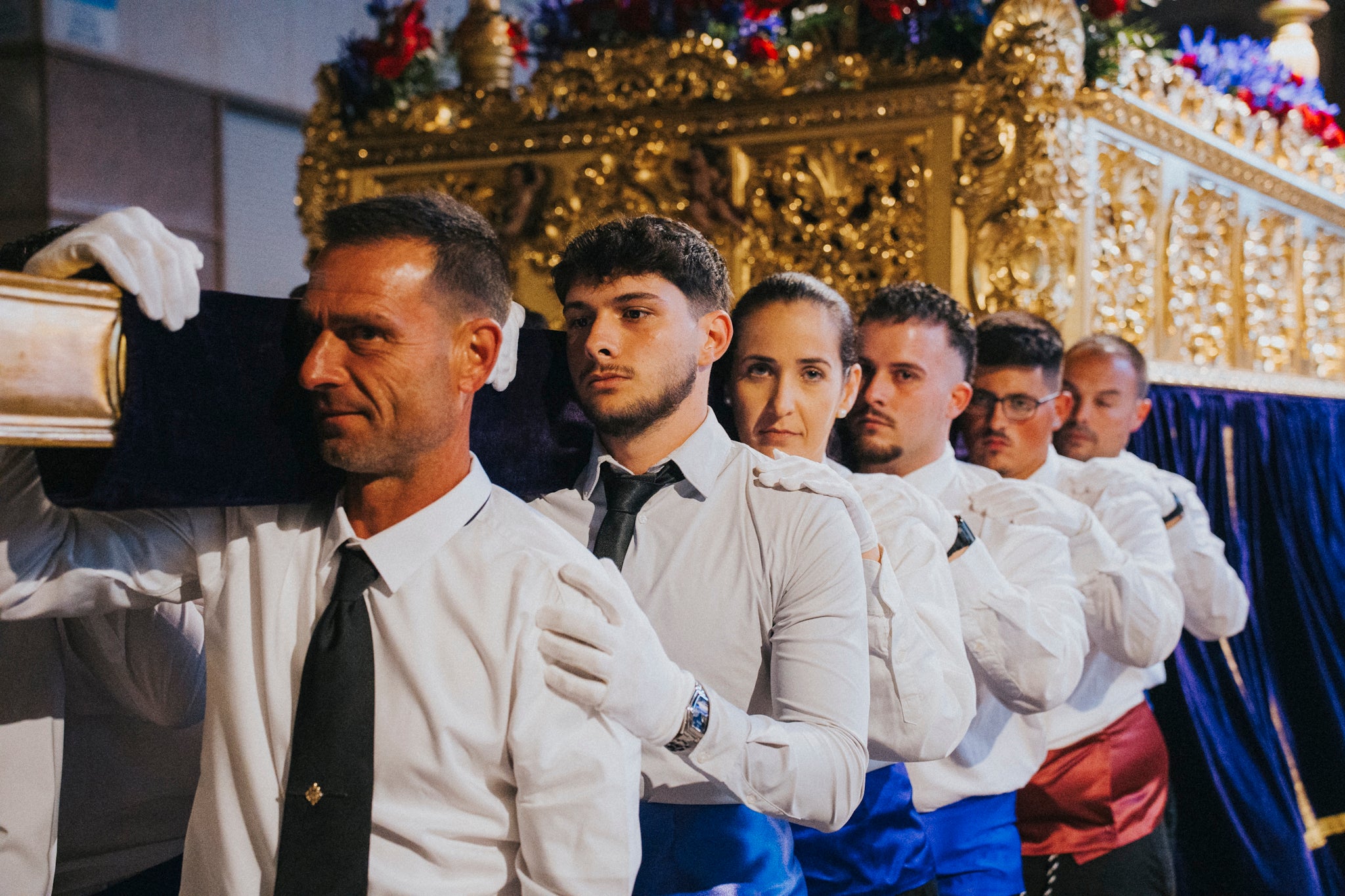 Así se vivió el paso de Nuestro Padre Jesús Nazareno por Roquetas