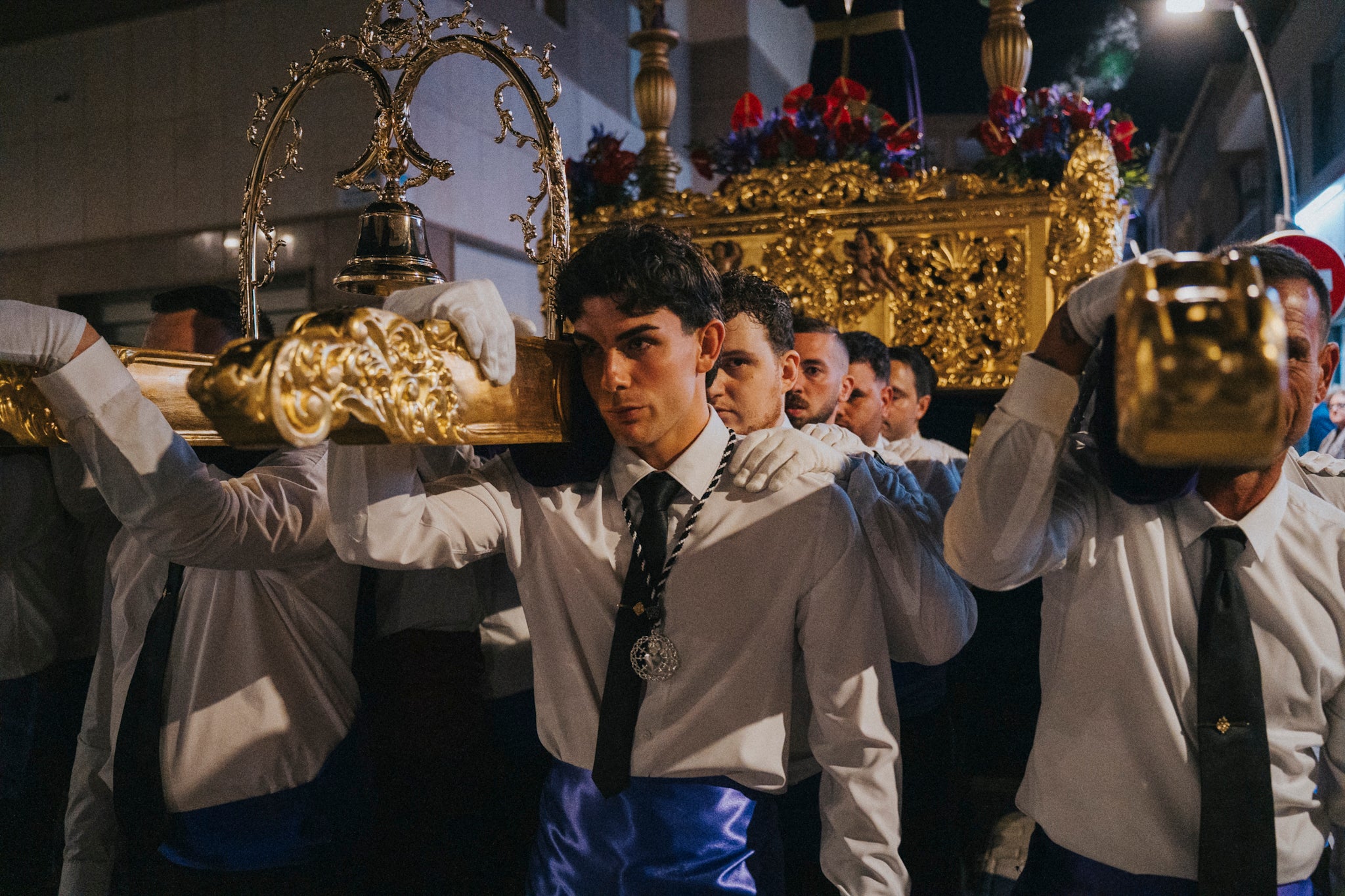 Así se vivió el paso de Nuestro Padre Jesús Nazareno por Roquetas