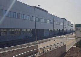 Imagen de archivo del hospital durante la ejecución de las obras.