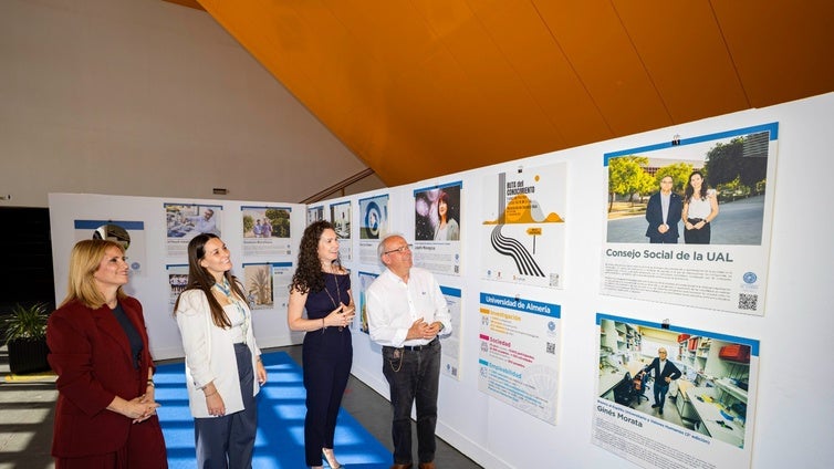 La exposición 'Ruta del conocimiento' del Consejo Social de la UAL estará hasta el 7 de junio en Vícar