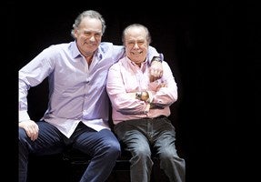 Bertín Osborne y Arévalo actúan mañana sábado en el Teatro Auditorio