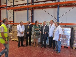 Crespo destaca la labor «encomiable» del Banco de Alimentos para ayudar a los más necesitados