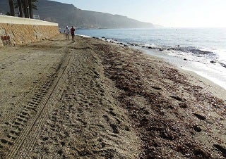 Críticas por la escasa efectividad de la regeneración de la playa de Aguadulce