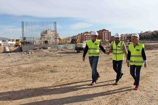 Cabrera asegura que las obras del parque de Los Bajos estarán concluidas en julio