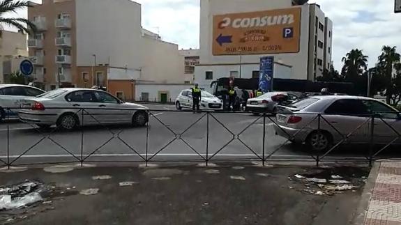 Un motociclista resulta herido en El Parador