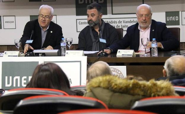 Andrés Medina, Francisco López Góngora y Joaquín Arias.