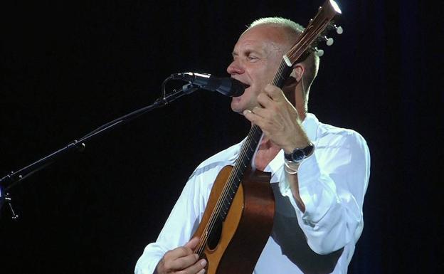 Concierto de Sting en Granada en 2011.