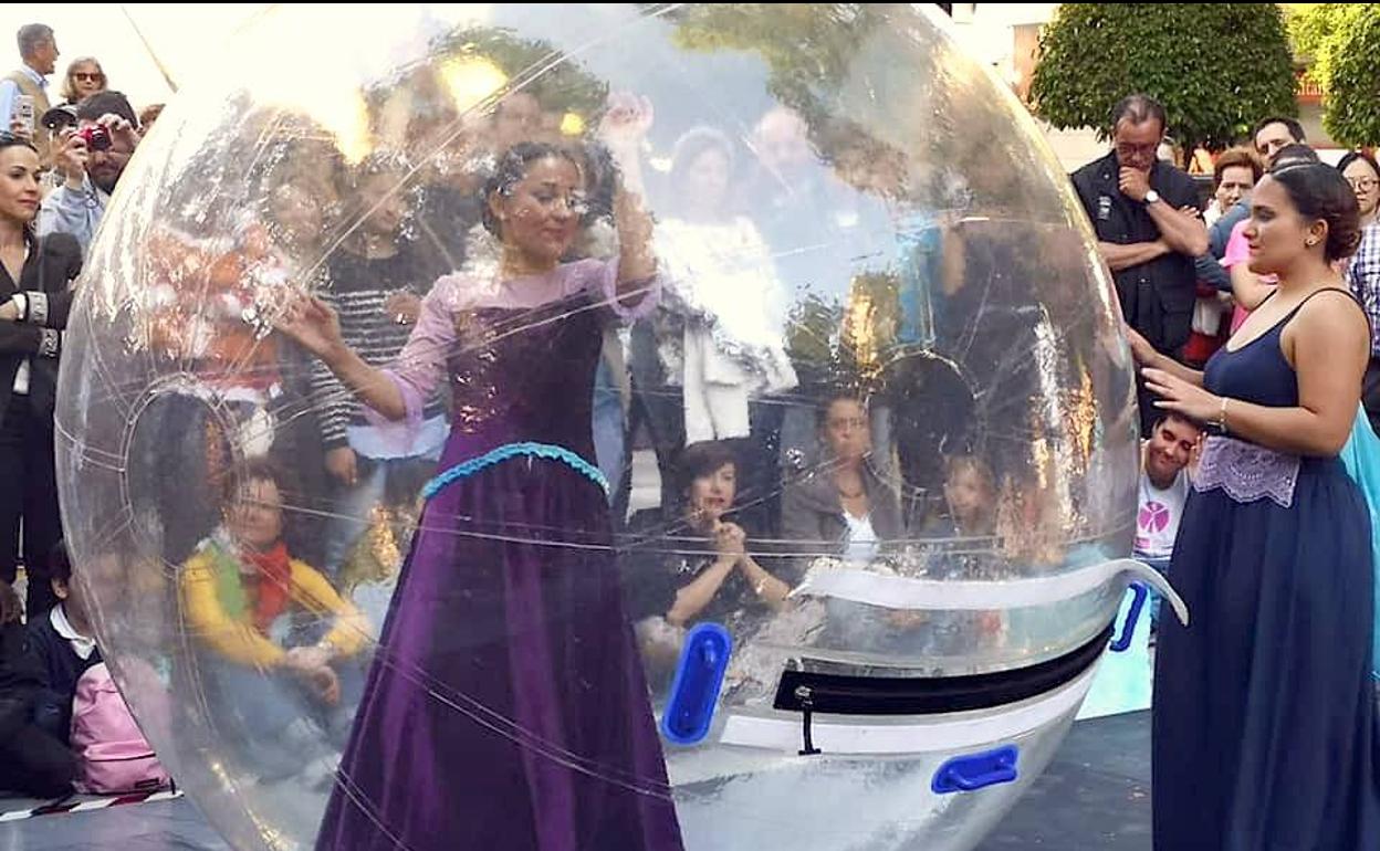 Las ubetenses Charo y Enery Martín en 'Thálassa'.