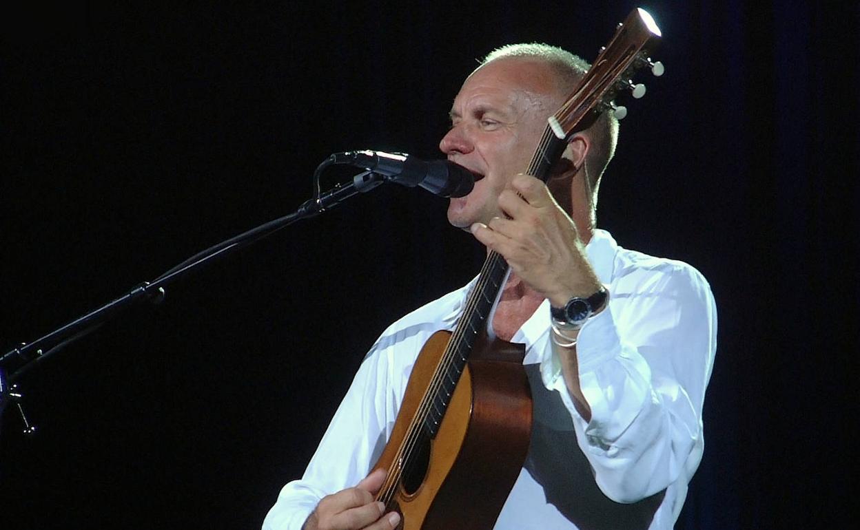 Sting hace unos años en Granada.