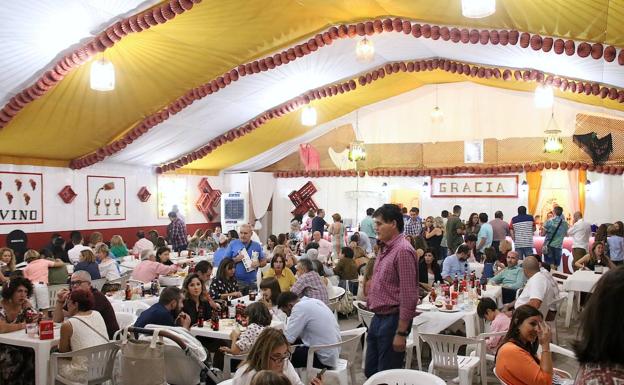 Ambiente en una caseta.