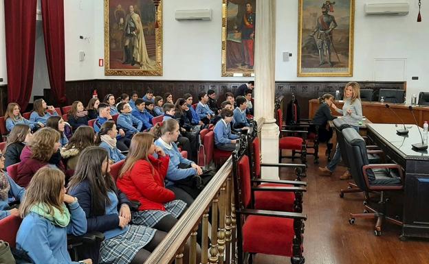 Uno de los plenos infantiles.