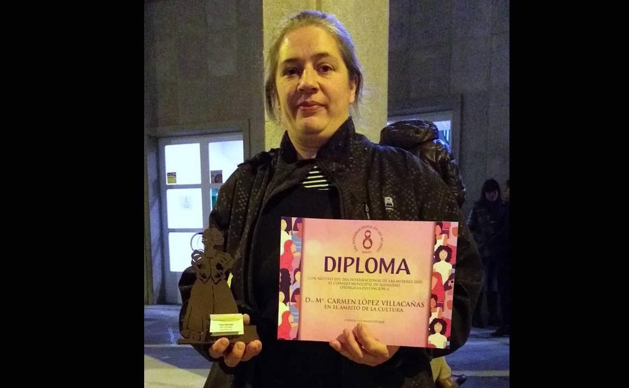 Reconocimiento para la profesora y artista ubetense Mamen López Villacañas