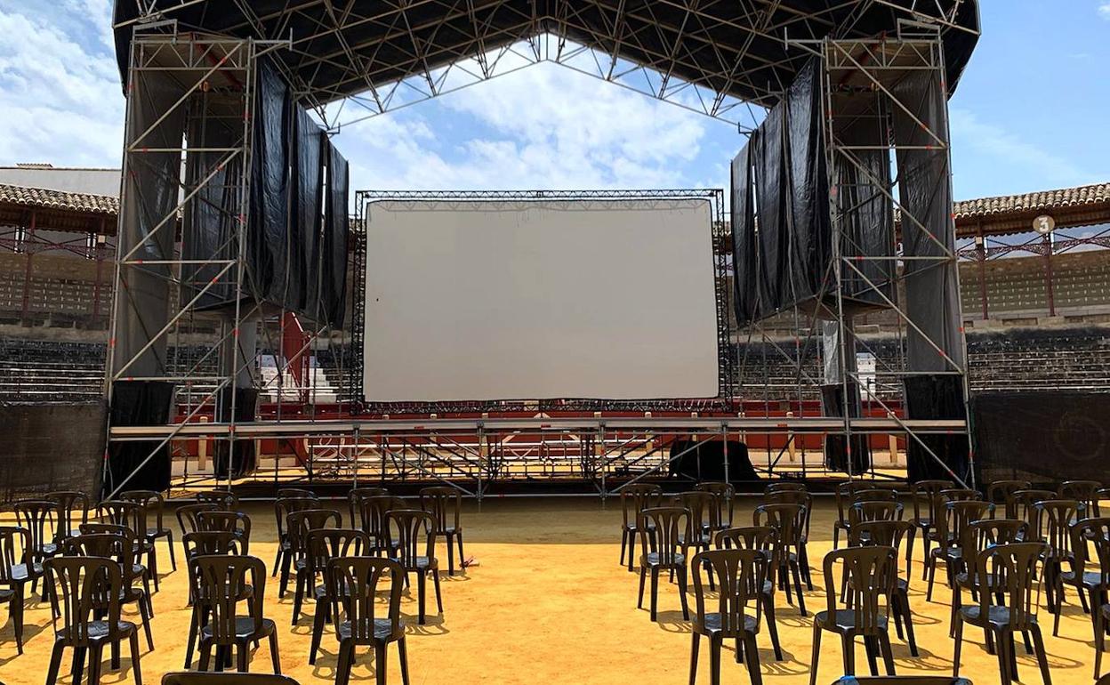 Mañana miércoles arrancará el cine de verano en la plaza de toros