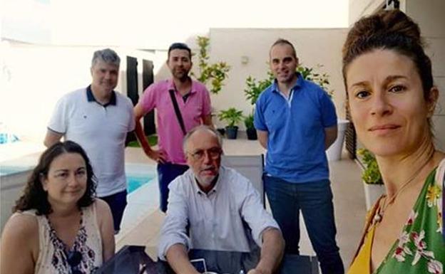 Responsables de la nueva asociación de vecinos.