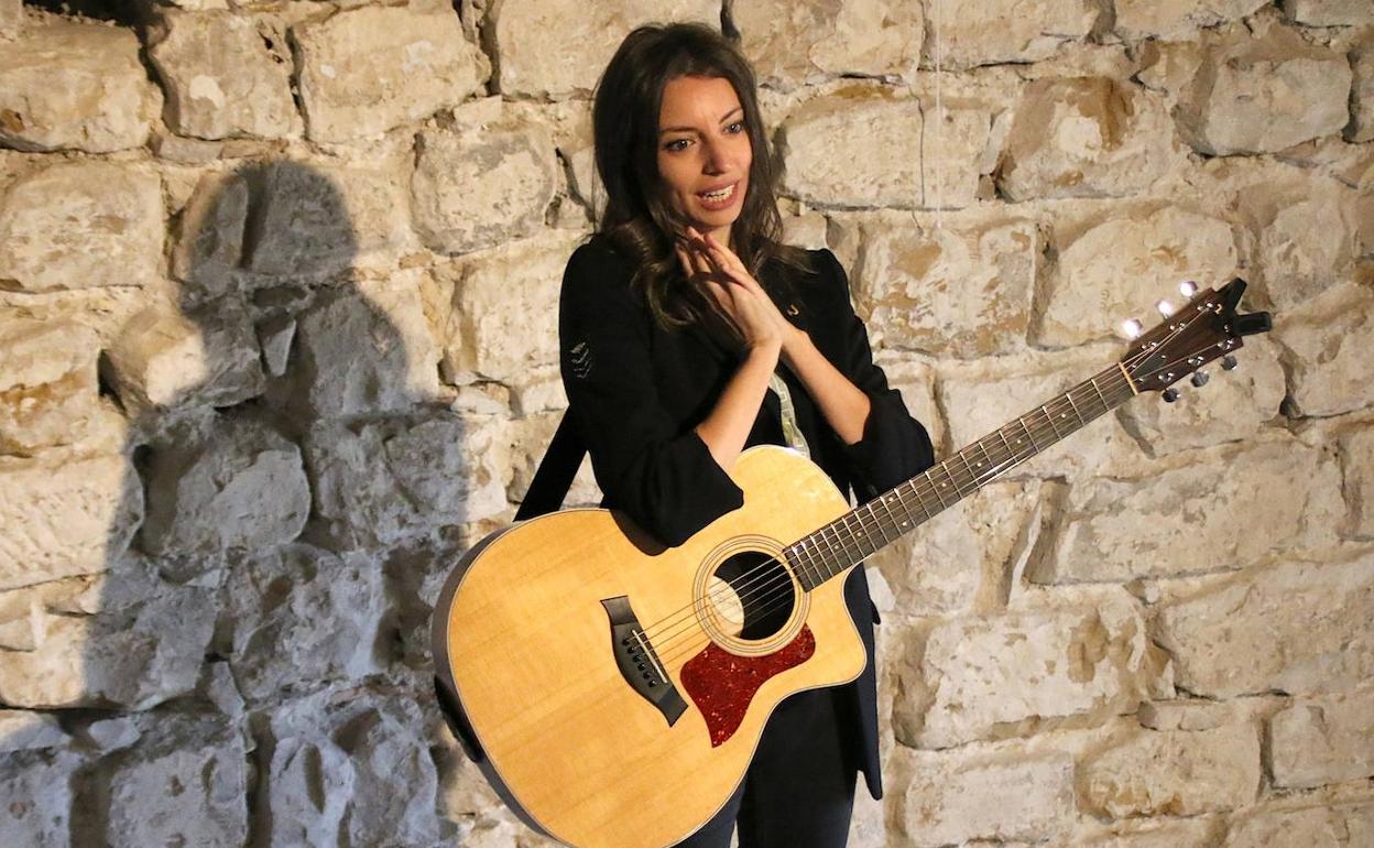 Sara Ráez durante uno de los dos conciertos.