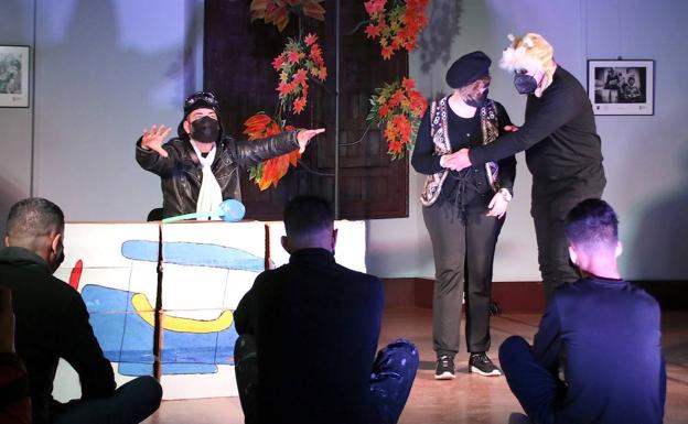 Una de las representaciones teatrales.