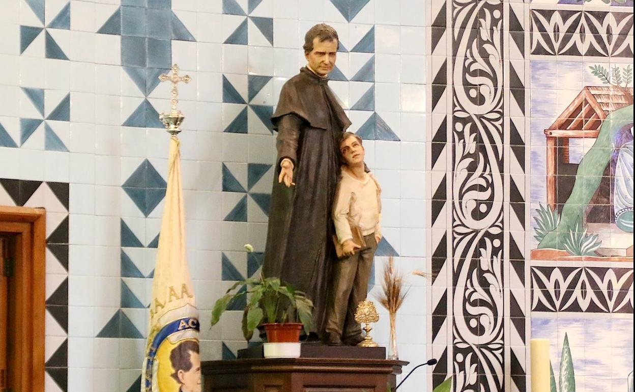 El colegio Salesiano celebró con restricciones la fiesta de San Juan Bosco