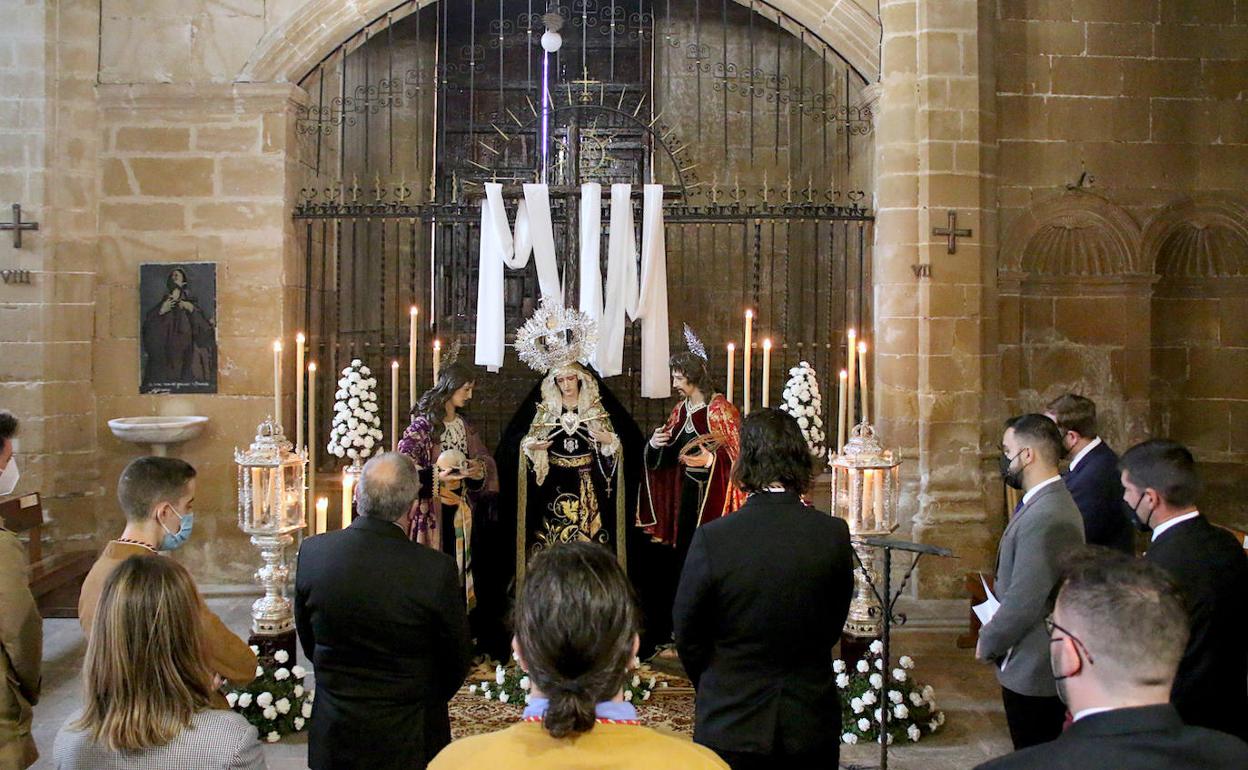 Visitas al Cristo de la Noche Oscura y a la Virgen de las Lágrimas