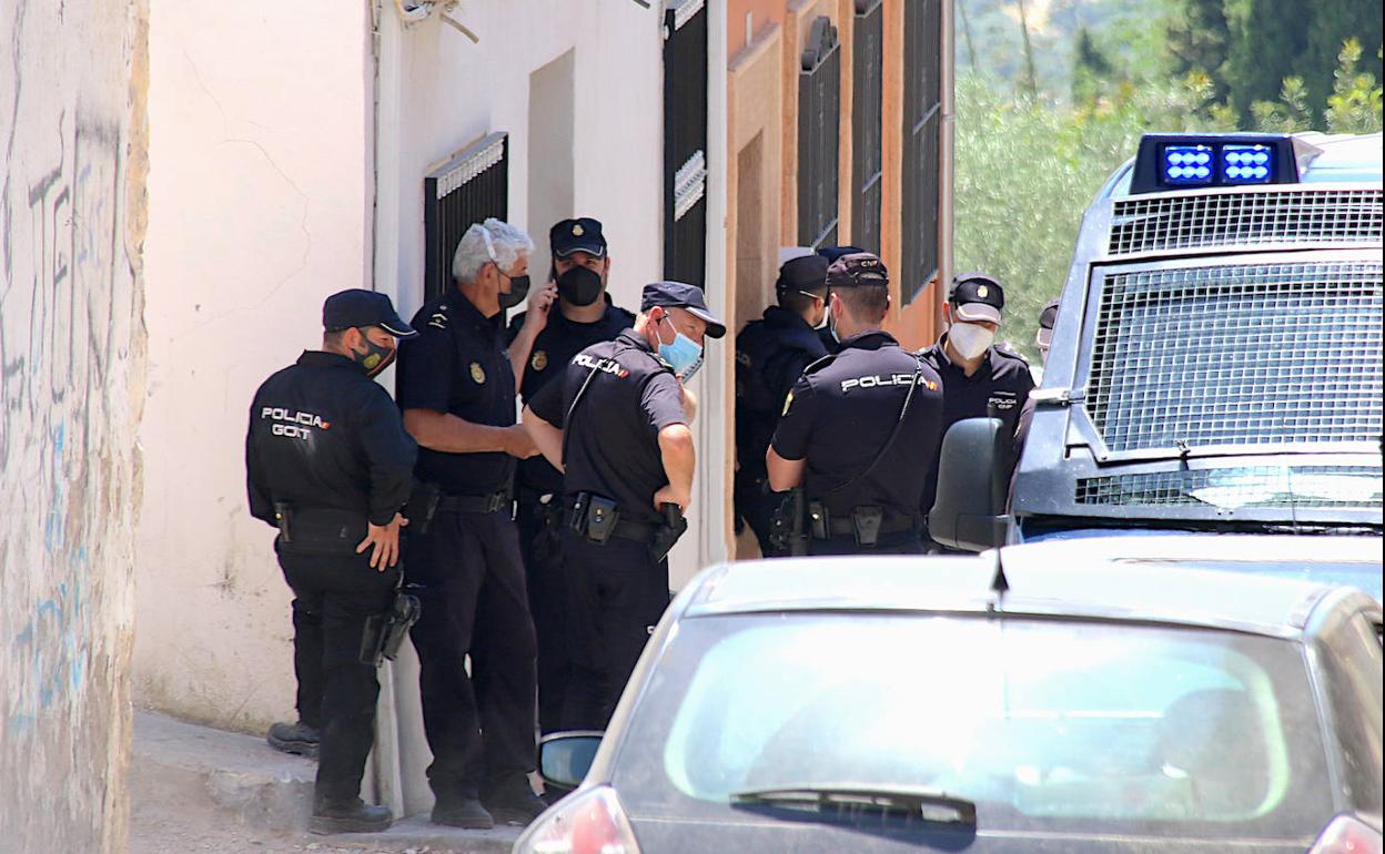 Nueve detenidos, uno de ellos menor, en una operación antidroga desarrollada hoy en Úbeda