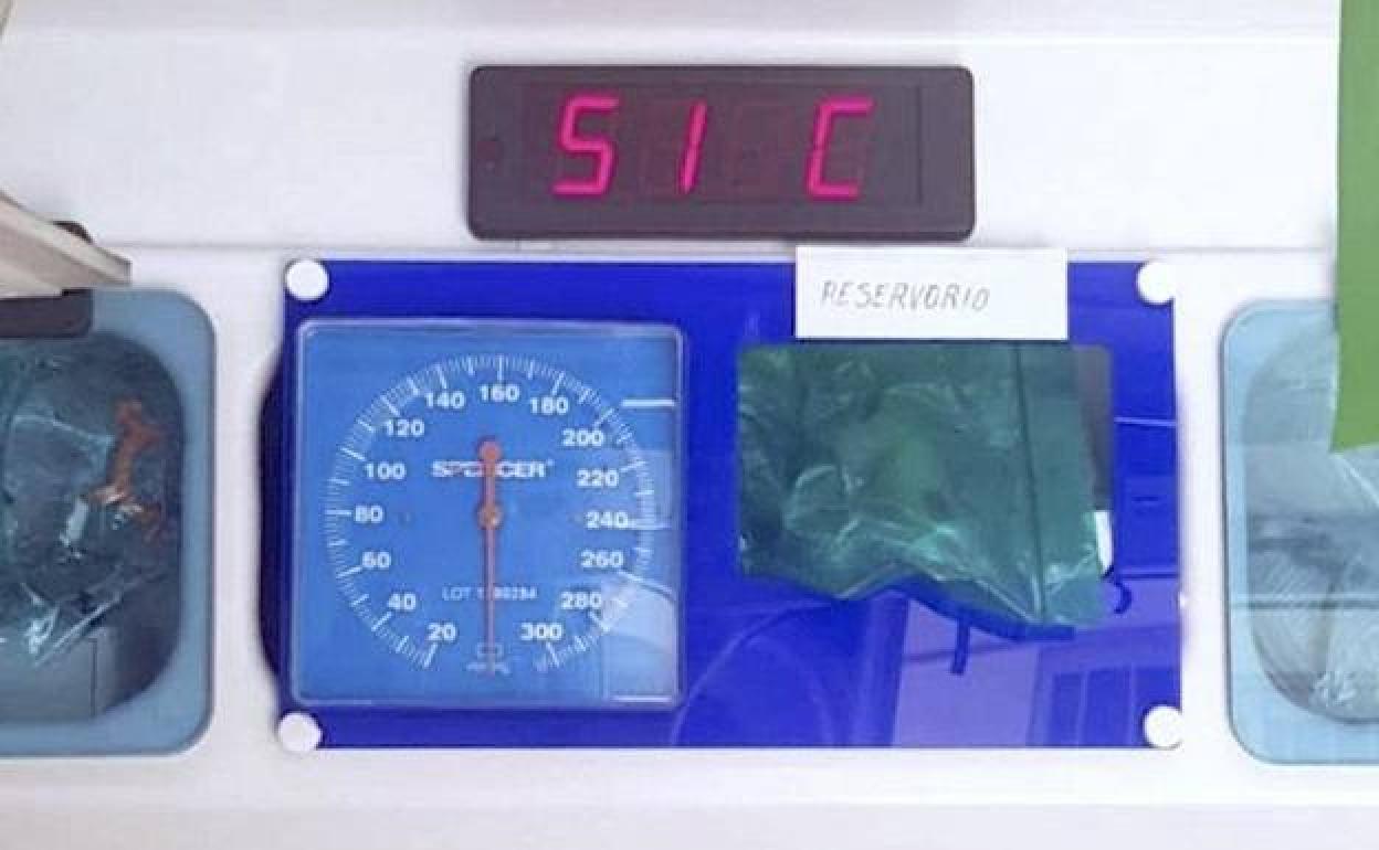En el interior de las ambulancias se llegaron a medir hasta 51 grados.