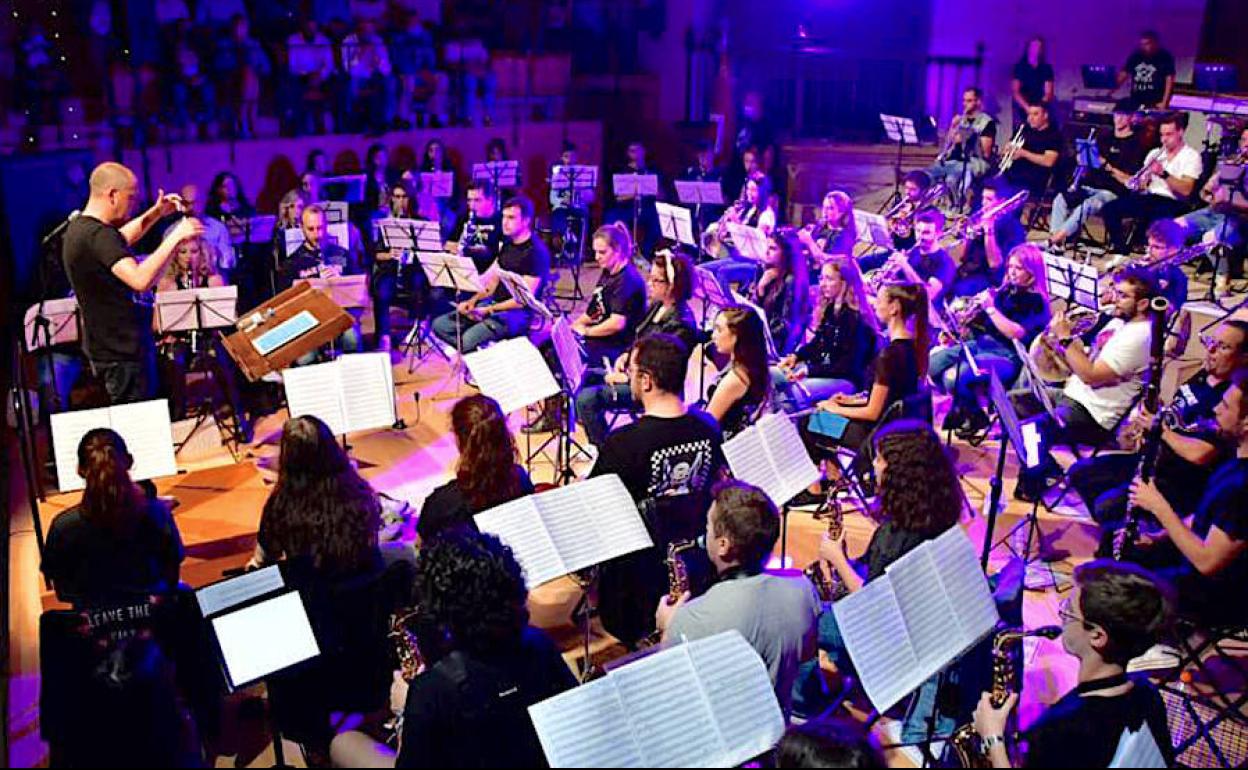 Un momento del concierto.
