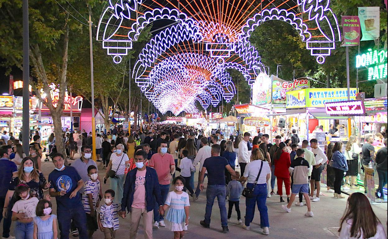 Vista del recinto ferial el pasado viernes.