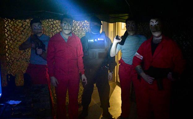 Escape room basado en 'La casa de papel'.