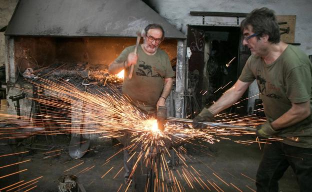 Los hermanos Garrido de Forja Tiznajo.