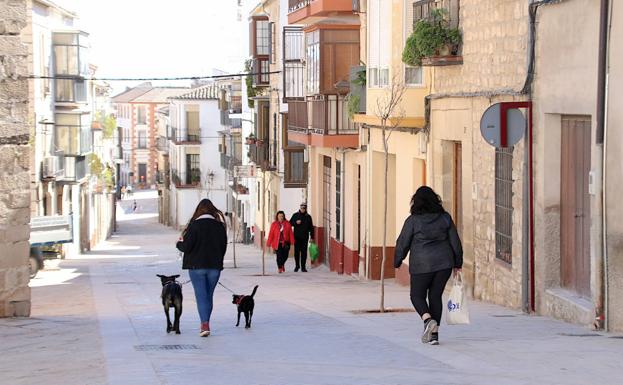 Vista de la calle San Nicolás.