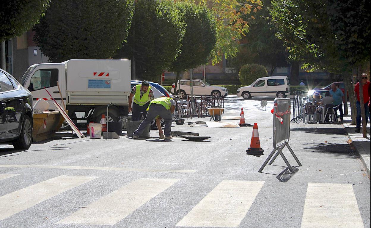 Mejora en Úbeda de la pavimentación en varios tramos de Zurbarán, Andalucía, Miguel Hernández y Don Bosco