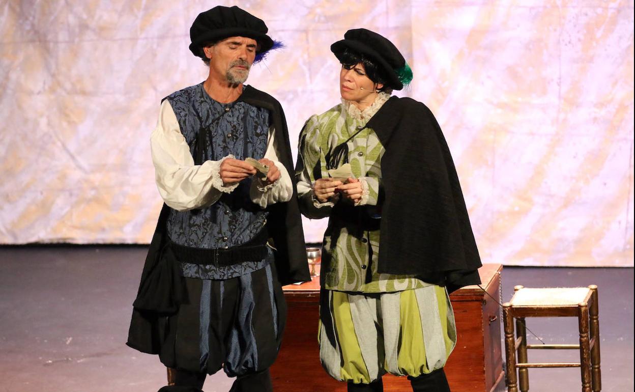 Un momento de la representación a cargo de Teatro La Paca.