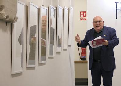 Imagen secundaria 1 - Imágenes de la charla y la exposición.