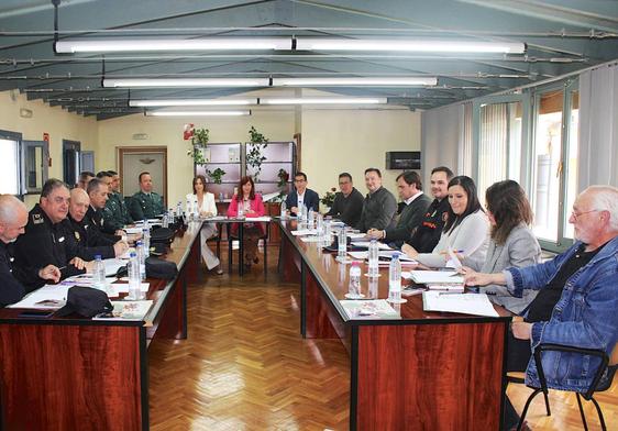 Reunión de la Junta Local de Seguridad.