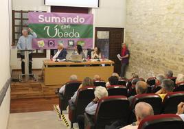 Momento de la presentación de la candidatura