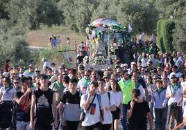 Llegada de la Virgen de Guadalupe a Úbeda.