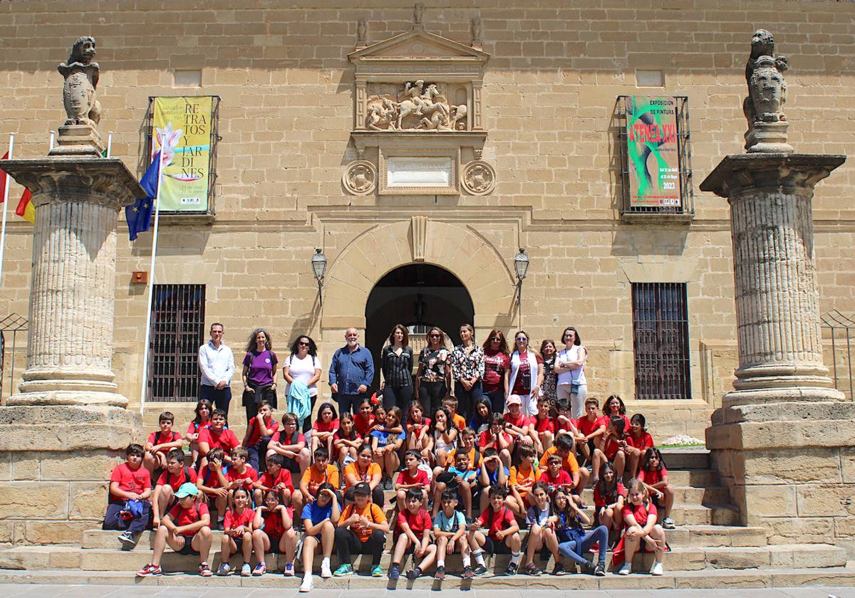 Recepción de los alumnos participantes.