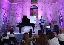 Nono Granero durante la presentación en San Lorenzo.