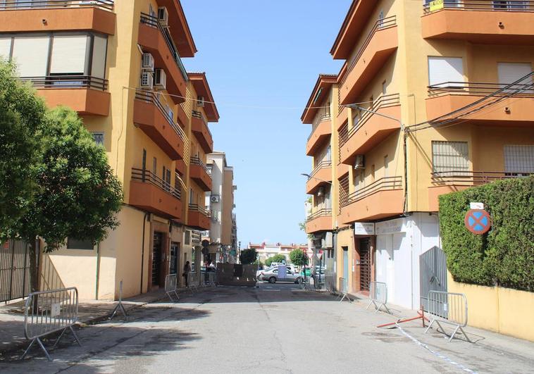 En marcha las obras de la calle Blas Infante por un importe de 240.000 euros