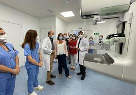 Visita a la nueva Unidad Diagnóstica de Mama del Hospital San Juan de la Cruz.