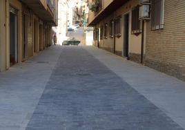 Una de las vías intervenidas