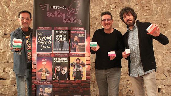 Faemino y Cansado, Carles Sans o Juan Carlos Ortega estarán en el Festival Tolón Tolón