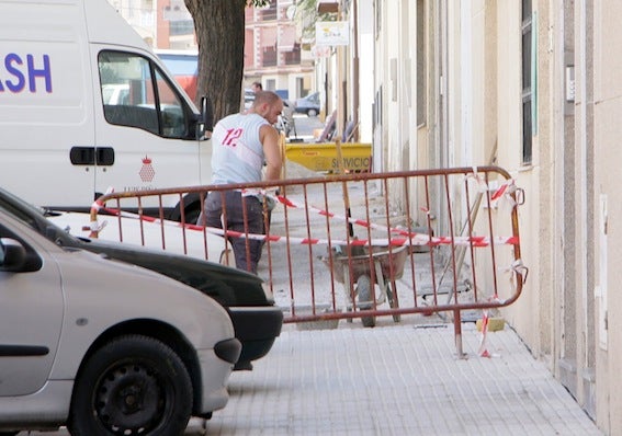 Reanudan las obras de la calle Carolina