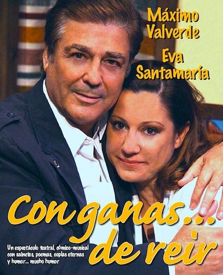 Máximo Valverde y Eva Santamaría ofrecerán la obra ‘Con ganas... de reír’