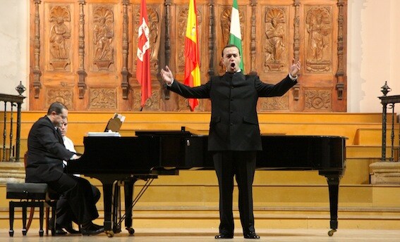 Extraordinario concierto del barítono ubetense Damián del Castillo