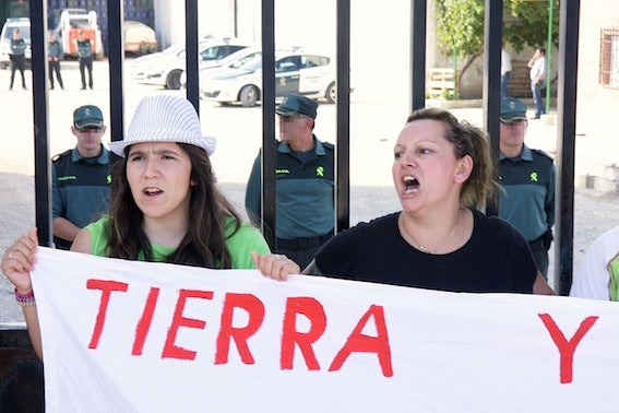 Intento frustrado de ocupación de una finca por parte de jornaleros de SAT