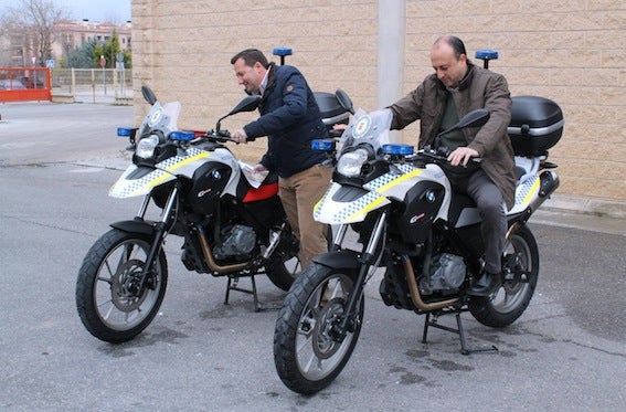 Nuevas motos para que la Policía Local empiece a patrullar vías rurales y pedanías